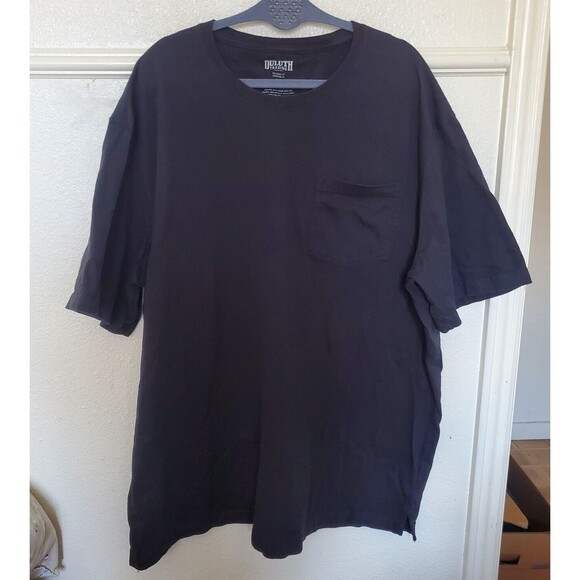 Duluth Trading Company  Longtail T Shirt Relaxed Fit Black Men's Size 2XL pocket - Picture 13 of 14
